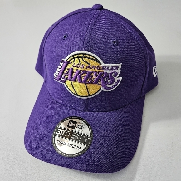 New Era Purple Los Angeles Lakers Fitted Cap Small/Medium - Picture 2 of 8
